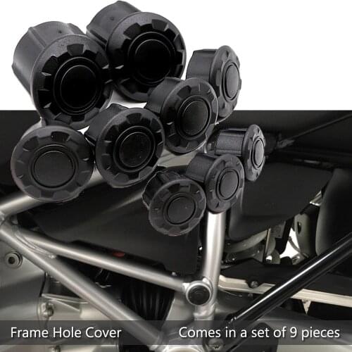 For BMW R1250GS LC R1250 GS 1250 Adventure Adv 2019 Frame Hole Cover Caps Plug Decorative Frame Cap Set Motorcycle Accessories