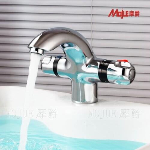 Kitchen Faucet Grifos Para Lavabos All Copper Hot And Cold Basin Vanity Wash Mixer Taps Sma Smart For Thermostat New Special