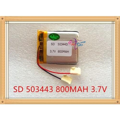 Liter energy battery 3.7V lithium polymer battery 503443 800MAH wireless mouse steelmate electronic dog GPS