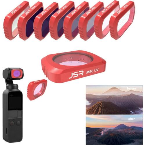 Camera Lens Filters Kit for DJI OSMO POCKET CPL UV STAR ND4 ND8 ND16 ND32 ND64 Accessories