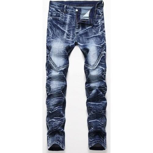 New Young Mens Slim Elastic Jeans Homme Fashion Causal Plus Size 42 Skinny Jeans Men