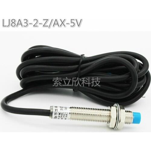 2pcs New 5v Mcu Induction Switch Limit Sensor Close To Switch Lj8a3-2-z/ax-5v Three Line Npn Normally Closed