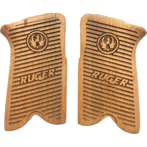 Ruger P85 Laser Cut Wooden Grip Mod1