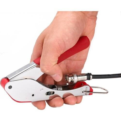 LS-H518A F connectors Coaxial Compression Connector Crimp Tool for RG58 RG6 cable