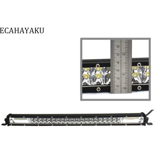 Ultra slim 20 inch LED Bar Work Light High intensity 180W 6000K white Mid-net Luggage rack Light for Off-road Trucks SUV 4X4 ATV