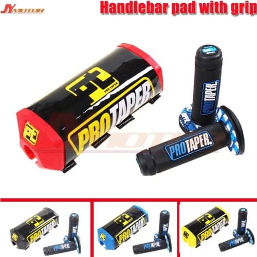 Dirt Pit bike PROTECTOR MOTOCROSS BAR PROTAPER Handlebar Breast Pad & handle grips PRO grip Handlebar Pads