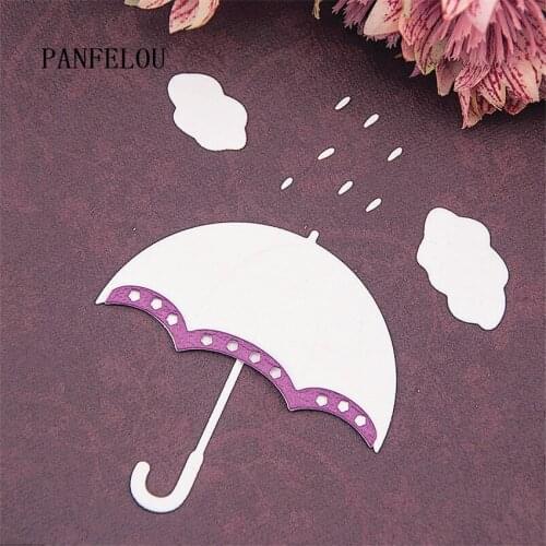 Clouds umbrella 1lot=7pcs paper die cutting stencils punch Metal cuts dies cutting dies Scrapbooking DIY Embossing mould card