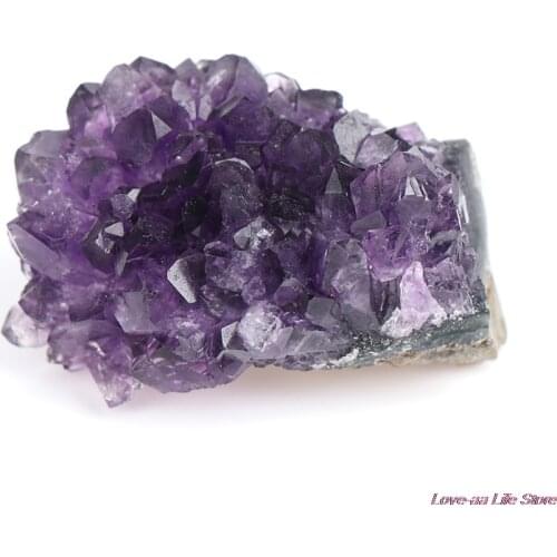 1Pc 10-50G Natuurlijke Amethist Cluster Quartz Crystal Minerale Healing Stones Gift Ruw Home Decor Reiki Gepolijst ambachten