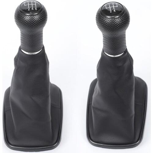 5/6 Speed 12mm Gear Shift Knob Lever Shifter Gaiter Boot For Volkswagen VW Golf 4 IV MK4 GTI R32 Bora Jetta 1999-2004
