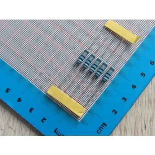 500Pcs DIP Resistors Colored ring 1/2W 1% Metal Film Resistor 0.5W