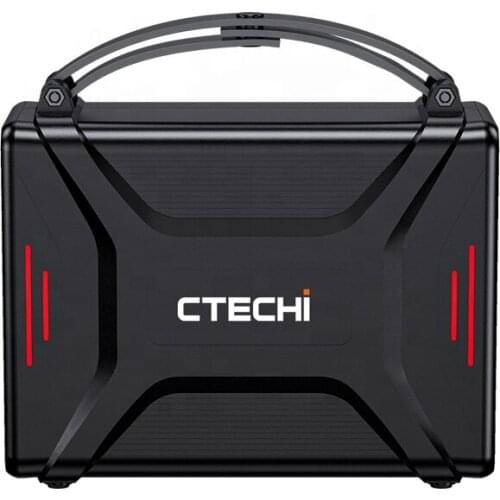 CTECHI 250W Rechargeable Lithium Battery Pack Solar Generator 110V AC Outlet 12V Car USB Output Portable Generator Power Station
