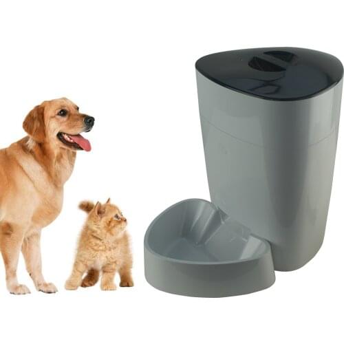 4L Automatic Pet Feeder Smart Pet Feeder Rechargeable Electric Dry Food Container Timed Dog Cat LCD Screen Timer Food Dispenser