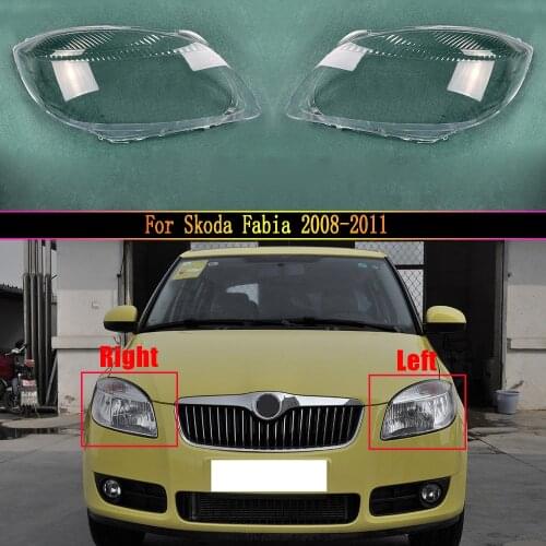 Car Headlamp Lens For Skoda Fabia 2008 2009 2010 2011 Car Auto Shell Cover