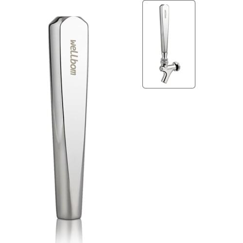 Large Beer Tap Handle,304 Stainless Steel Kegerator Tap Handles Use for Beer Tower, Draft Beer Keg Faucet Handle Bar Accessories