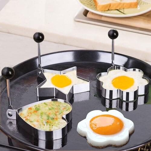 Mould Stainless Steel Egg Fried Mold Tool Kitchen Cooking Egg Tools Animal Shape Shaper Pancake Baking Kitchen Tools