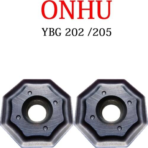 ONHU 060408 08T508 ONHU060408-PF ONHU060408-PM ONHU08T508-PF YBG202 YBG205 CNC Milling Inserts Stainless Steel And Steel Durable