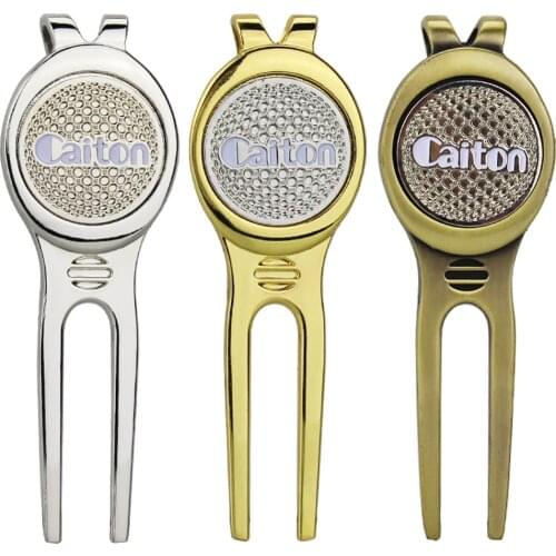 3 Pcs Golf Divot Tool Magnetic Divot Fixer with Golf Ball Mark Golf Green Repair Tool