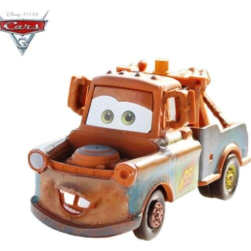 Disney Pixar Cars 3 Mater Lightning Mcqueen Model Car Toy Metal Alloy Vehicle Collection Desktop Decor Holiday Gift For Children