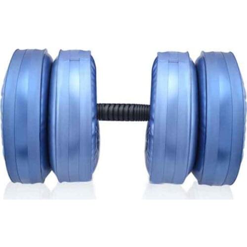 Mens Home Convenient Travel Free Weight Adjustment Fitness Equipment Water-filled Dumbbells