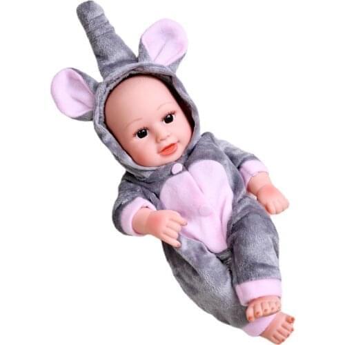 Reborn Doll 30cm Full Body Soft Vinyl Figurine Reborn Doll Simulation Baby Comfort Toy baby doll toys surprise dolls toys