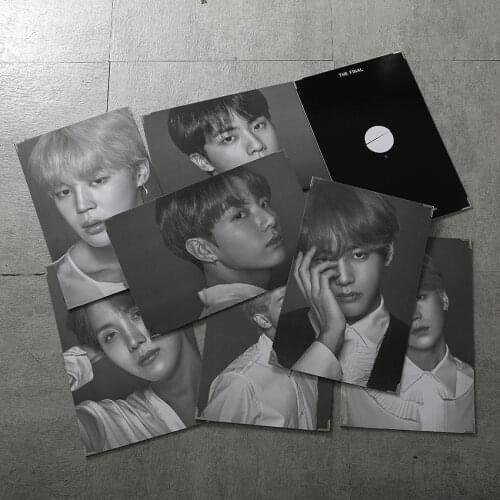 New South Korean Groups Kpop Bangtan Boys Wings Limited Edition Same Photo Frames Fans Gifts Collections Top Quality 23.7*36.5cm