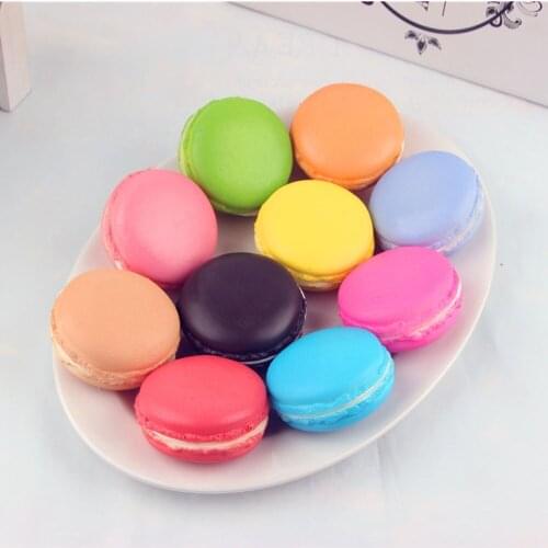New Brand Squash Anti-stress Toy Simulation Macaron Food Squishy Super Slow Rising Kid Toy Decompression Toys Oyuncak Gift