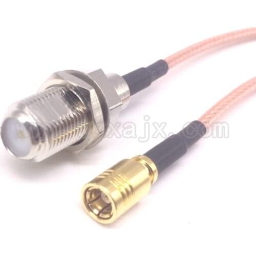 Wholesale 10pcs JX connector RF connector F female to SMB female type RG316 Pigtail Cable 15CM Free shipping