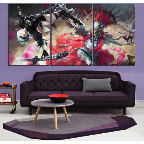3 Piece HD Video Games Poster Artwork Canvas Paintings Nier Automata Fan Art Wall Painting for Living Room Wall Decor