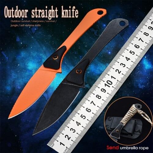 BM15200 combat knife straight knife survival knife fixed blade EDC knife utility G10 self-defense camping hunting outdoor knife
