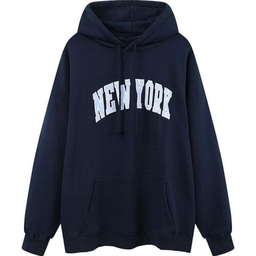 Oversize Women Soft Cotton Hooded Pullover 2021 Spring-autumn Fashion Ladies High Street Vintage Pullover Female Printed Top