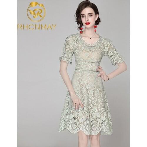 Голубые летние платья RHCNMAY China At AliExpress