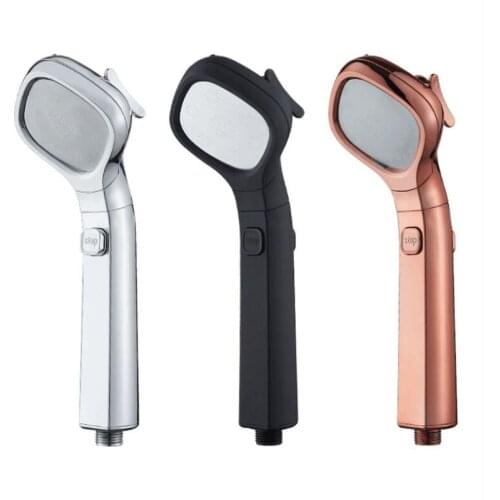 High Pressure Handheld Shower Head Spray 4 Settings with On/Off Pause Switch 23GB