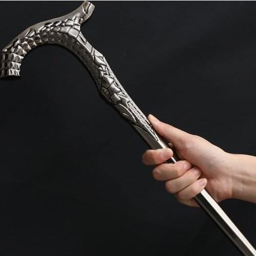 Bastón de aleación de aluminio para caminar para hombre y mujer, bastón decorativo Steampunk, bastón Vintage