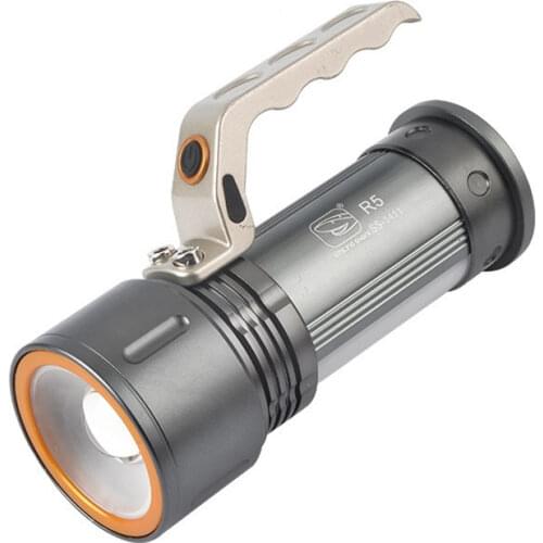 LED Portable Lamp, Miners Lamp, Flashlight, Long Range Rechargeable, High-power Searchlight / Camping Light