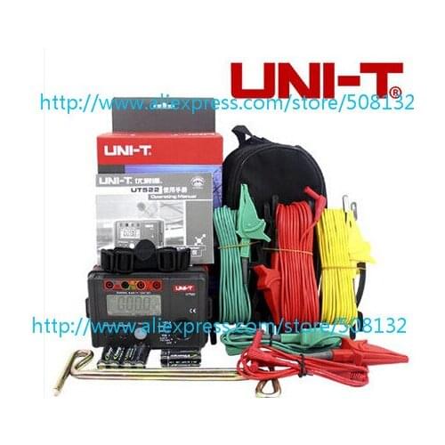 UNI-T UT522 Range 0-40ohm-400ohm-4000ohm Earth Resistance Test AC Earth Voltage Tester Earth Ground Tester