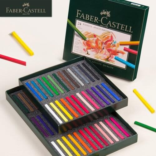 FABER CASTELL FINEST ARTISTS QUALITY Toner/Powder Stick/Pastel/Chalk/Crayon/Pen 12/24/36/60 Colors Painting Coloring Chalk 1285