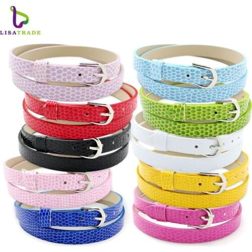 8mm PU leather bracelet & bangles for women multilayer snake wristband fit for slide letters charms high quality LSBR031*10