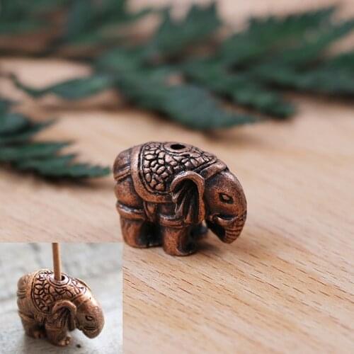 1PCS Delicate Shape 1hole Alloy Elephant Incense Burner Holder Censer Plate For Sticks Use In Home Office