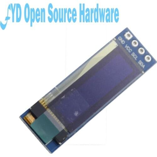 1pcs 0.91 inch 128x32 I2C IIC Serial OLED LCD Display Module 0.91" 12832 SSD1306 LCD Screen for Raspberry Pi arduino