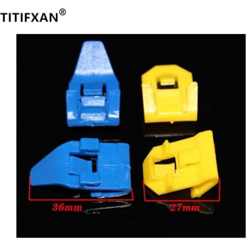 10PCS Door Glass Bracket Water Bar Strip Clamp For Honda 6th Generation Accord 2.0 2.2 2.3 Plastic Fastener