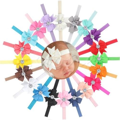 10Pcs Babyborn Girl Bow Headband Infant Toddler Hair Band Girls Accessories %328/319