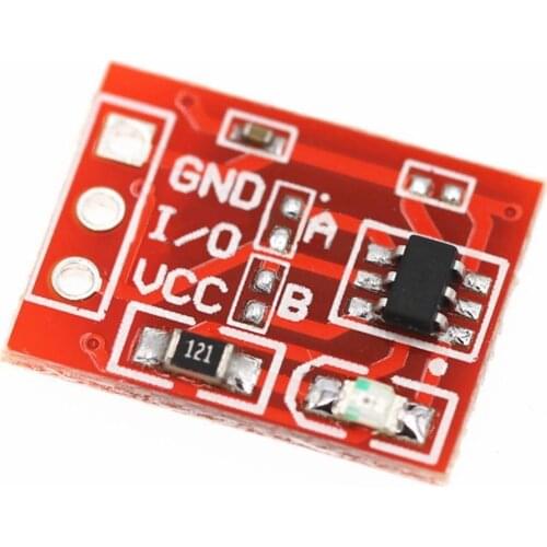 10PCS TTP223 Touch button Module Capacitor type Single Channel Self Locking Touch switch sensor