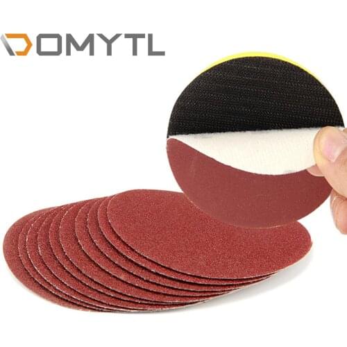 20pcs 4" Inch Flocking Sandpaper Sheet Angle Grinder Metal Polishing Sheet Brushed Sheet Woodworking Polishing Sandpaper