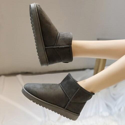 2019 Short Plush Warm Increase Non-slip BooiesWinter Boots Women Snow Boots Shoes Woman Boots Fashion Thick Boots U11-55
