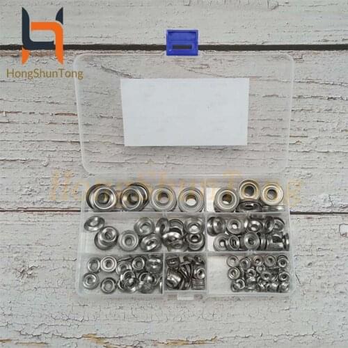 295pcs/set Stainless Steel Countersunk Finishing Cup Washer Assortment 4#-16