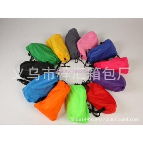 By dhl or ems 20pcs Outdoor Fast Inflatable Air Sofa Beach Flatfish Sleeping Bed Air Bed for Camping Hiking Sleeping Bags