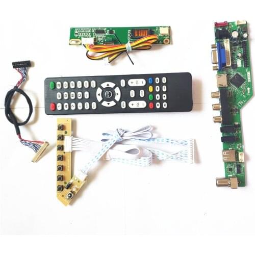 For LP154WX2-TL01/TLC1 Remote+Inverter+keyboard T.V56 controller board VGA HDMI-Compatible AV USB RF LCD 1CCFL 30Pin LVDS