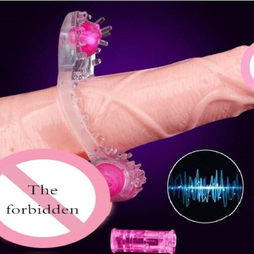 Vibration Delay Lock Sperm Penis Rings Erection Dick Cock Ring Adult Game Sex Toy For Man Women Resonance Ring For Couples