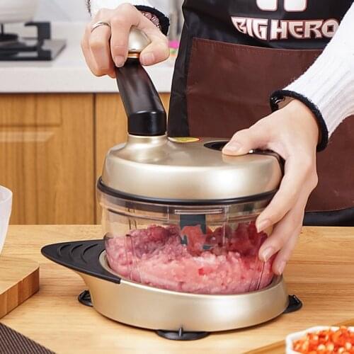 Kitchen Tools Multi-Function Manual Meat Grinder Vegetable-Cutting Food Mixer Shredder Mincing Machine Kitchen Chopper Tool