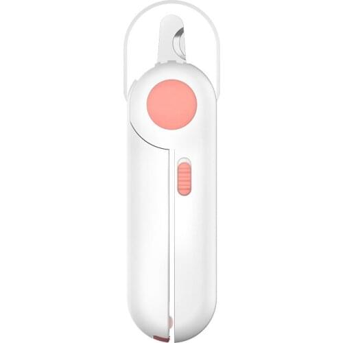 Dog Cat Nail Clippers for Small Dogs LED Light | Dog Nail Grinder Trimmer for Large Dogs |Hidden Dog Nail File for Small & Med